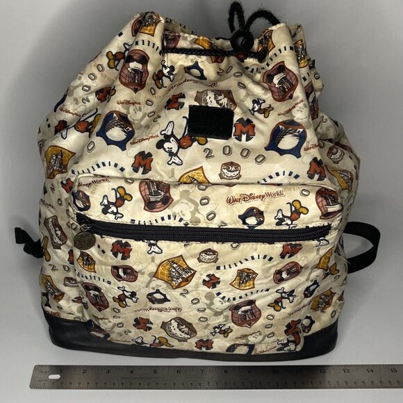 Walt Disney World Y2K Millenium 2000 Parks Icons Backpack Bag Pockets Adj Strap main image 14